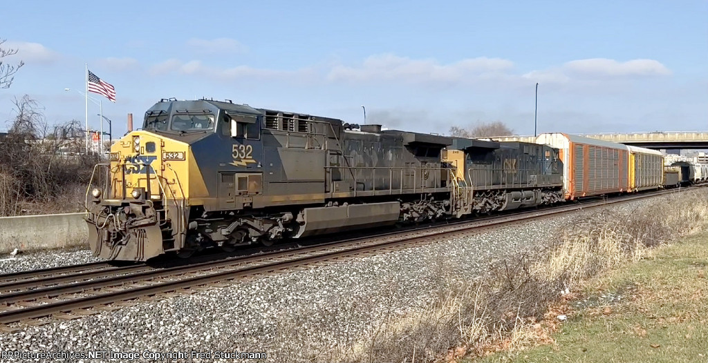 CSX 532 starts us off with M369.